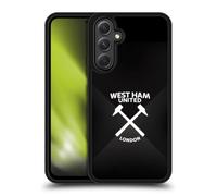 Head Case Designs Officially Licensed West Ham United FC Black & White Gradient Hammer Marque Kit Gel Armour Case [Military Grade Protection] Compatible With Samsung Galaxy A54 5G