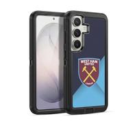Head Case Designs Officially Licensed West Ham United FC Blue Gradient Crest Ultra-Armoured Shockproof Case [Military Grade Protection] Compatible With Samsung Galaxy S26 Plus