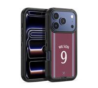 Head Case Designs Officially Licensed West Ham United FC Callum Wilson 2025/26 Players Home Kit Ultra-Armoured Shockproof Case [Military Grade Protection] Compatible With Apple iPhone 17 Pro Max