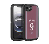 Head Case Designs Officially Licensed West Ham United FC Callum Wilson 2025/26 Players Home Kit Ultra-Armoured Shockproof Case [Military Grade Protection] Compatible With Apple iPhone 16e / iPhone 17e