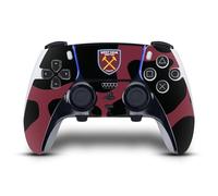 Head Case Designs Officially Licensed West Ham United FC Cow Print Art Vinyl Sticker Gaming Skin Decal Cover Compatible With Sony PlayStation 5 PS5 DualSense Edge Controller