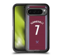 Head Case Designs Officially Licensed West Ham United FC Crysencio Summerville 2025/26 Players Home Kit Ultra-Armoured Shockproof Case [Military Grade Protection] Compatible With Google Pixel 9 Pro XL