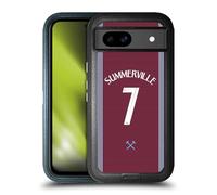 Head Case Designs Officially Licensed West Ham United FC Crysencio Summerville 2025/26 Players Home Kit Ultra-Armoured Shockproof Case [Military Grade Protection] Compatible With Google Pixel 8a