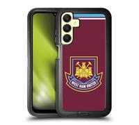 Head Case Designs Officially Licensed West Ham United FC Di Canio 2000 Home Retro Crest Ultra-Armoured Shockproof Case [Military Grade Protection] Compatible With Samsung Galaxy A25 5G