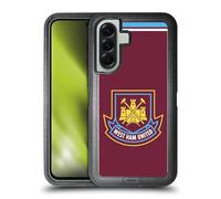Head Case Designs Officially Licensed West Ham United FC Di Canio 2000 Home Retro Crest Ultra-Armoured Shockproof Case [Military Grade Protection] Compatible With Samsung Galaxy A56 5G