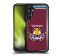 Head Case Designs Officially Licensed West Ham United FC Di Canio 2000 Home Retro Crest Ultra-Armoured Shockproof Case [Military Grade Protection] Compatible With Samsung Galaxy A05s