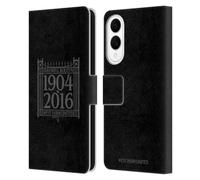 Head Case Designs Officially Licensed West Ham United FC Farewell Boleyn Gate Retro Crest Leather Wallet Case Compatible With Samsung Galaxy S25 Edge
