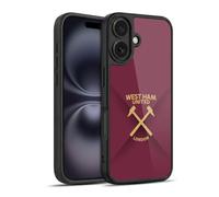 Head Case Designs Officially Licensed West Ham United FC Gradient Hammer Marque Kit Gel Armour Case [Military Grade Protection] Compatible With Apple iPhone 16