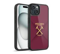 Head Case Designs Officially Licensed West Ham United FC Gradient Hammer Marque Kit Gel Armour Case [Military Grade Protection] Compatible With Apple iPhone 15