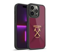 Head Case Designs Officially Licensed West Ham United FC Gradient Hammer Marque Kit Gel Armour Case [Military Grade Protection] Compatible With Apple iPhone 14 Pro