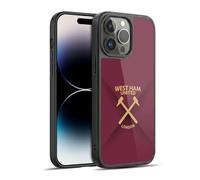 Head Case Designs Officially Licensed West Ham United FC Gradient Hammer Marque Kit Gel Armour Case [Military Grade Protection] Compatible With Apple iPhone 14 Pro Max