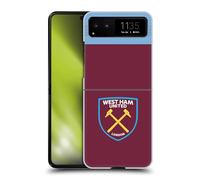 Head Case Designs Officially Licensed West Ham United FC Home 2019/20 Crest Kit Hard Back Case Compatible With Motorola Razr 40 / Razr 2023