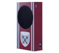 Head Case Designs Officially Licensed West Ham United FC Home 2024/25 Crest Kit Game Console Wrap Case Cover Compatible With Xbox Series S Console