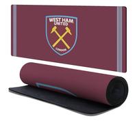 Head Case Designs Officially Licensed West Ham United FC Home 2025/26 Crest Kit 37.4 x 15.75 x 0.16 inches (900 x 400 mm) - XL Gaming Office Desk PC Keyboard Mouse Mat Pad