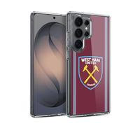 Head Case Designs Officially Licensed West Ham United FC Home 2025/26 Crest Kit Gel Case [Military Grade Protection] Compatible With Samsung Galaxy S26 Ultra