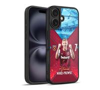 Head Case Designs Officially Licensed West Ham United FC James Ward-Prowse 2023/24 First Team Gel Armour Case [Military Grade Protection] Compatible With Apple iPhone 16