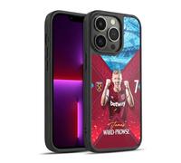 Head Case Designs Officially Licensed West Ham United FC James Ward-Prowse 2023/24 First Team Gel Armour Case [Military Grade Protection] Compatible With Apple iPhone 13 Pro