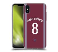 Head Case Designs Officially Licensed West Ham United FC James Ward-Prowse 2025/26 Players Home Kit Gel Case [Military Grade] Compatible with Apple iPhone X/iPhone XS and Compatible with MagSafe