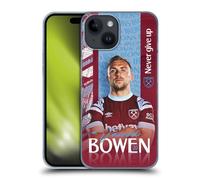 Head Case Designs Officially Licensed West Ham United FC Jarrod Bowen 2022/23 First Team Hard Back Case Compatible With Apple iPhone 15