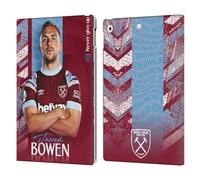 Head Case Designs Officially Licensed West Ham United FC Jarrod Bowen 2022/23 First Team Leather Wallet Case Compatible With Apple iPad 10.2 2019/2020/2021