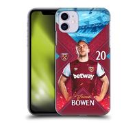 Head Case Designs Officially Licensed West Ham United FC Jarrod Bowen 2023/24 First Team Hard Back Case Compatible With Apple iPhone 11