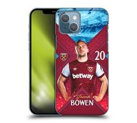 Head Case Designs Officially Licensed West Ham United FC Jarrod Bowen 2023/24 First Team Hard Back Case Compatible With Apple iPhone 13