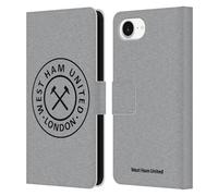 Head Case Designs Officially Licensed West Ham United FC London Crest Graphics Leather Wallet Case Compatible With Apple iPhone 16e