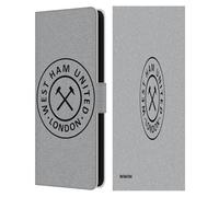 Head Case Designs Officially Licensed West Ham United FC London Crest Graphics Leather Wallet Case Compatible With Samsung Galaxy S25 FE
