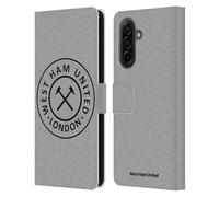 Head Case Designs Officially Licensed West Ham United FC London Crest Graphics Leather Wallet Case Compatible With Samsung Galaxy A17 4G / 5G