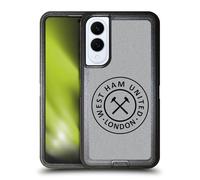 Head Case Designs Officially Licensed West Ham United FC London Crest Graphics Ultra-Armoured Shockproof Case [Military Grade Protection] Compatible With Samsung Galaxy S25 Edge