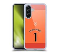 Head Case Designs Officially Licensed West Ham United FC Lukasz Fabianski 2020/21 Players Away Kit Gel Case [Military Grade Protection] Compatible With Samsung Galaxy A56 5G