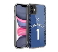 Head Case Designs Officially Licensed West Ham United FC Lukasz Fabianski 2021/22 Players Away Kit Gel Case [Military Grade Protection] Compatible with Apple iPhone 11 and Compatible with MagSafe
