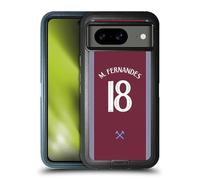 Head Case Designs Officially Licensed West Ham United FC Mateus Fernandes 2025/26 Players Home Kit Ultra-Armoured Shockproof Case [Military Grade Protection] Compatible With Google Pixel 8