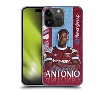Head Case Designs Officially Licensed West Ham United FC Michail Antonio 2022/23 First Team Hard Back Case Compatible With Apple iPhone 15 Pro Max