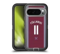 Head Case Designs Officially Licensed West Ham United FC Niclas Füllkrug 2025/26 Players Home Kit Ultra-Armoured Shockproof Case [Military Grade Protection] Compatible With Google Pixel 10