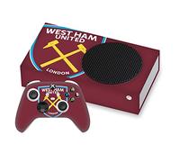 Head Case Designs Officially Licensed West Ham United FC Oversized Art Vinyl Sticker Gaming Skin Decal Cover Compatible With Xbox Series S Console and Controller Bundle