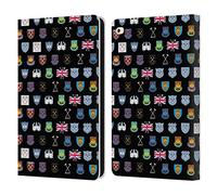 Head Case Designs Officially Licensed West Ham United FC Pattern 6 Crest History Leather Wallet Case Compatible With Apple iPad Air 2 (2014)