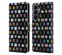 Head Case Designs Officially Licensed West Ham United FC Pattern 6 Crest History Leather Wallet Case Compatible With Samsung Galaxy S26 Plus