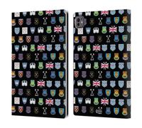Head Case Designs Officially Licensed West Ham United FC Pattern 6 Crest History Leather Wallet Case Compatible With Apple iPad Pro 11 M4 2024