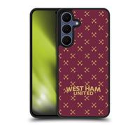 Head Case Designs Officially Licensed West Ham United FC Patterns Hammer Marque Kit Gel Armour Case [Military Grade Protection] Compatible With Samsung Galaxy S25 FE
