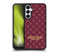 Head Case Designs Officially Licensed West Ham United FC Patterns Hammer Marque Kit Gel Armour Case [Military Grade Protection] Compatible With Samsung Galaxy A16 5G