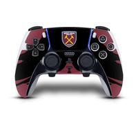 Head Case Designs Officially Licensed West Ham United FC Sweep Stroke Art Vinyl Sticker Gaming Skin Decal Cover Compatible With Sony PlayStation 5 PS5 DualSense Edge Controller