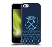 Head Case Designs Officially Licensed West Ham United FC Third 2023/24 Crest Kit Soft Gel Case Compatible With Apple iPhone 5c