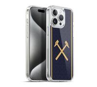Head Case Designs Officially Licensed West Ham United FC Third 2025/26 Crest Kit Gel Case [Military Grade Protection] Compatible With Apple iPhone 15 Pro Max