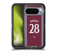 Head Case Designs Officially Licensed West Ham United FC Tomá? Sou?ek 2025/26 Players Home Kit Ultra-Armoured Shockproof Case [Military Grade Protection] Compatible With Google Pixel 10 Pro XL