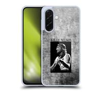 Head Case Designs Officially Licensed Willie Nelson Black And White Grunge Gel Case [Military Grade Protection] Compatible With Samsung Galaxy A36 5G