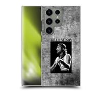 Head Case Designs Officially Licensed Willie Nelson Black And White Grunge Hard Back Case Compatible With Samsung Galaxy S24 Ultra 5G