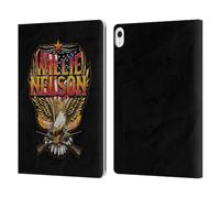 Head Case Designs Officially Licensed Willie Nelson Eagle Grunge Leather Wallet Case Compatible With Apple iPad Air 13 2024/2025