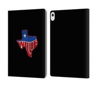 Head Case Designs Officially Licensed Willie Nelson Texas Grunge Leather Wallet Case Compatible With Apple iPad Air 13 2024/2025