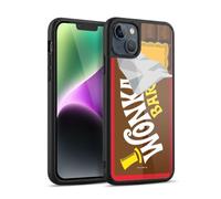 Head Case Designs Officially Licensed Willy Wonka and the Chocolate Factory Candy Bar Graphics Gel Armour Case [Military Grade Protection] Compatible With Apple iPhone 14 Plus